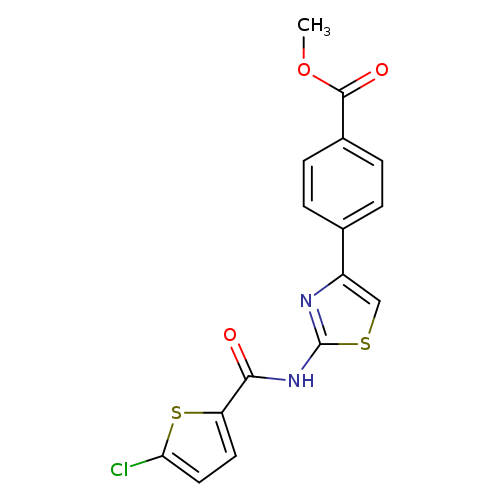 methyl 4-[2-(5-chlorothiophene-2-amido)-1,3-thiazol-4-yl]benzoate