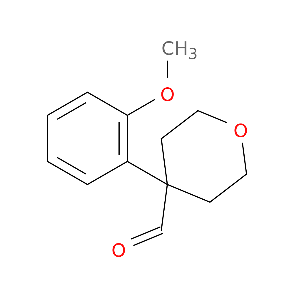 4-(2-Methoxyphenyl)tetrahydro-2h-pyran-4-carboxaldehyde