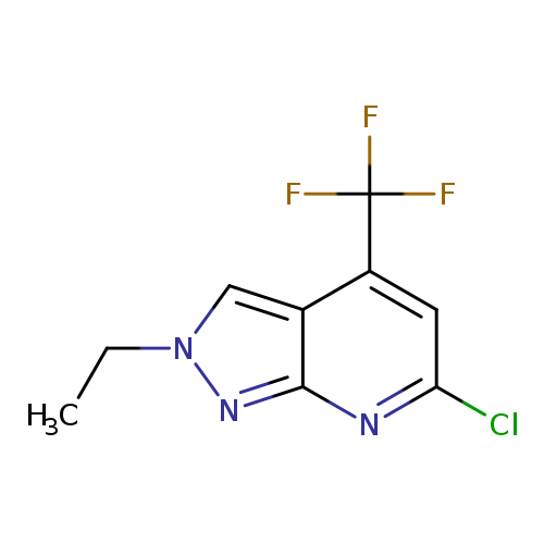 6-Chloro-2-ethyl-4-(trifluoromethyl)-2H-pyrazolo[3,4-b]pyridine