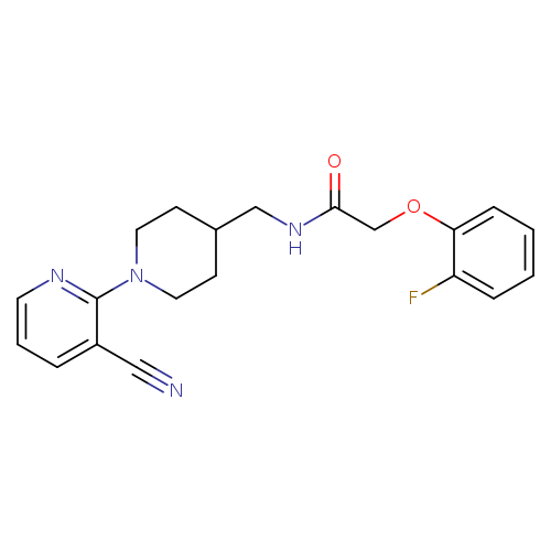 N-{[1-(3-cyanopyridin-2-yl)piperidin-4-yl]methyl}-2-(2-fluorophenoxy)acetamide