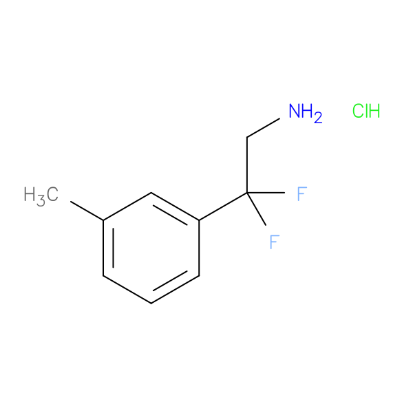 2,2-difluoro-2-(3-methylphenyl)ethan-1-amine hydrochloride