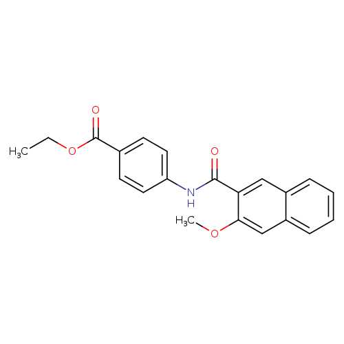 ethyl 4-(3-methoxynaphthalene-2-amido)benzoate
