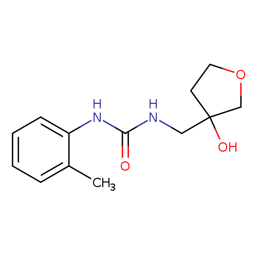 3-[(3-hydroxyoxolan-3-yl)methyl]-1-(2-methylphenyl)urea