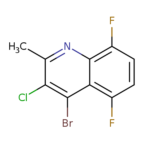 4-Bromo-3-chloro-5,8-difluoro-2-methylquinoline