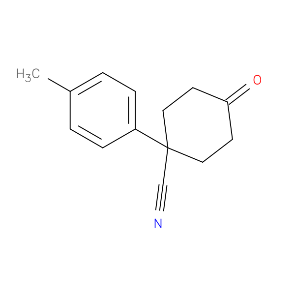 4-Oxo-1-(p-tolyl)cyclohexanecarbonitrile