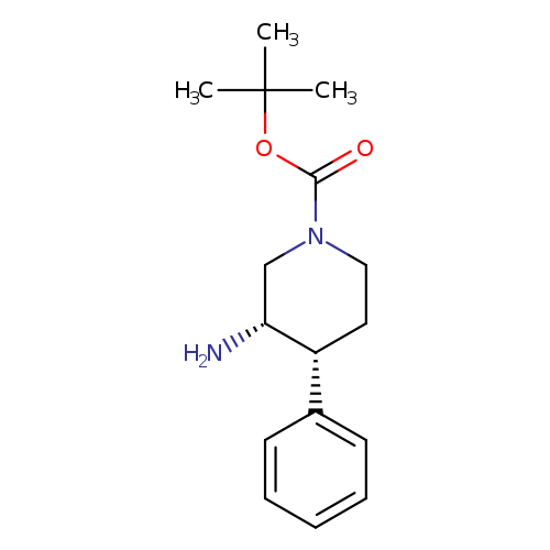 rac-tert-butyl (3R,4S)-3-amino-4-phenylpiperidine-1-carboxylate, cis