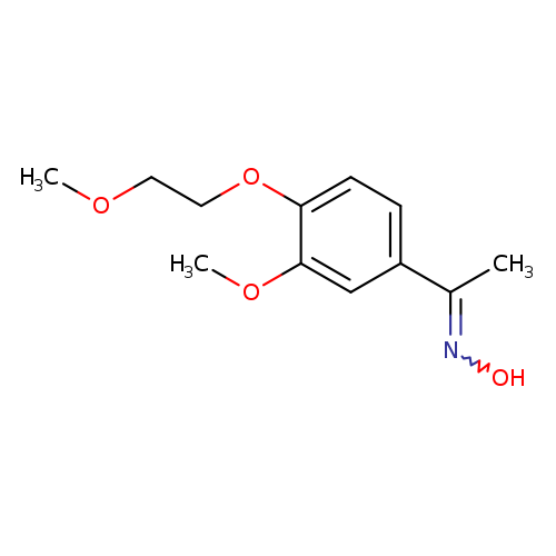 N-{1-[3-methoxy-4-(2-methoxyethoxy)phenyl]ethylidene}hydroxylamine