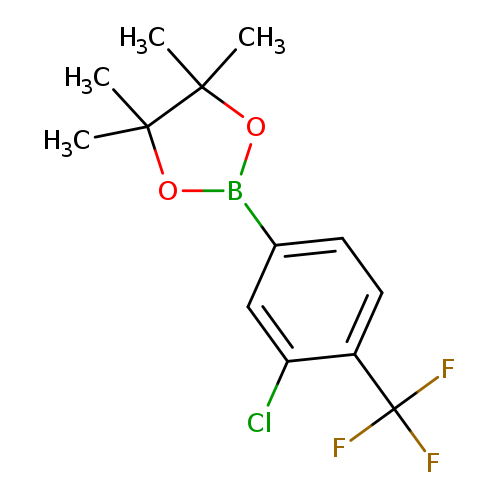 2-[3-Chloro-4-(trifluoromethyl)phenyl]-4,4,5,5-tetramethyl-1,3,2-dioxaborolane