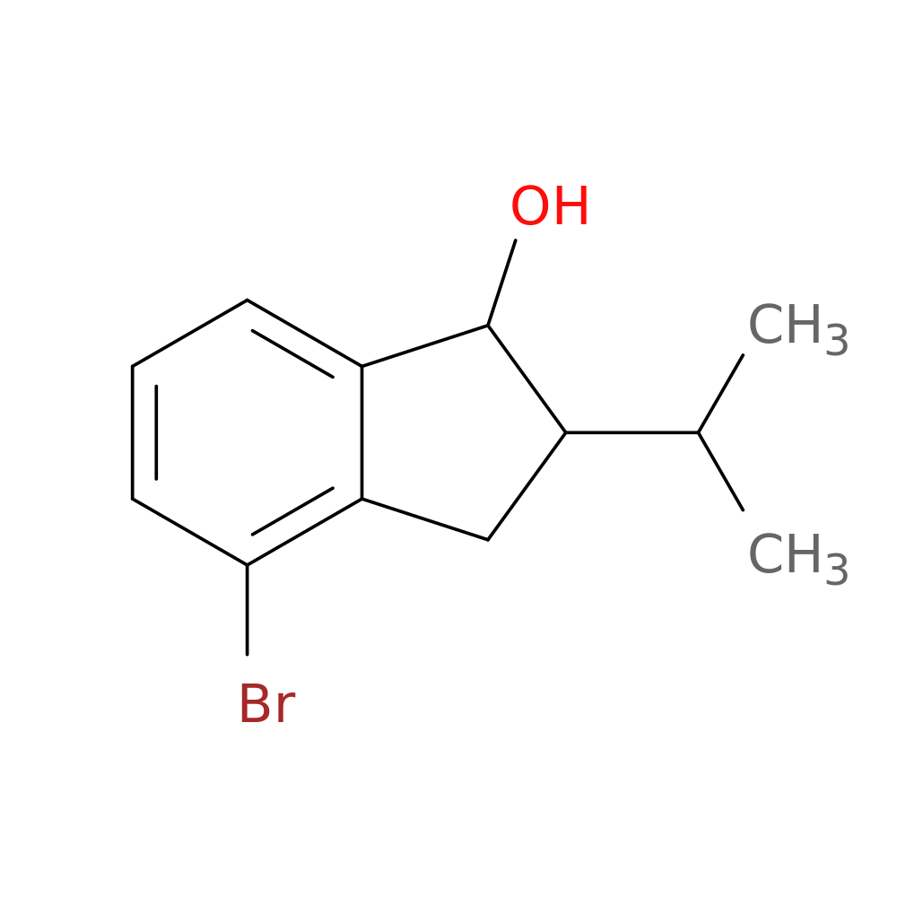 "4-bromo-2-(propan-2-yl)-2,3-dihydro-1H-inden-1-ol"