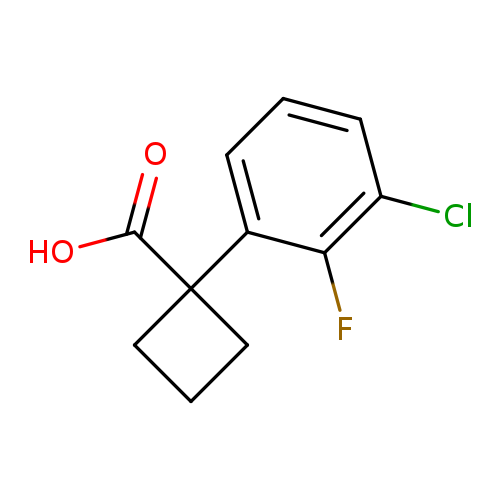 1-(3-Chloro-2-fluorophenyl)cyclobutane-1-carboxylic acid