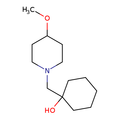 1-[(4-methoxypiperidin-1-yl)methyl]cyclohexan-1-ol