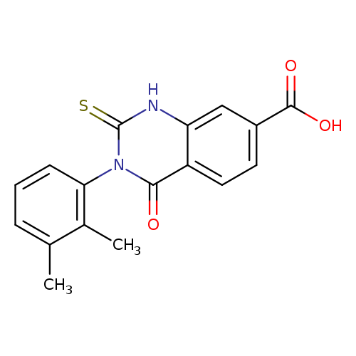 3-(2,3-dimethylphenyl)-4-oxo-2-sulfanyl-3,4-dihydroquinazoline-7-carboxylic acid
