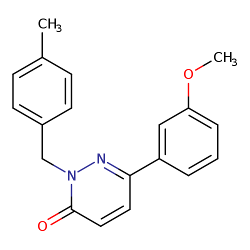 6-(3-methoxyphenyl)-2-[(4-methylphenyl)methyl]-2,3-dihydropyridazin-3-one