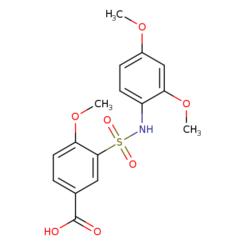 3-[(2,4-dimethoxyphenyl)sulfamoyl]-4-methoxybenzoic acid