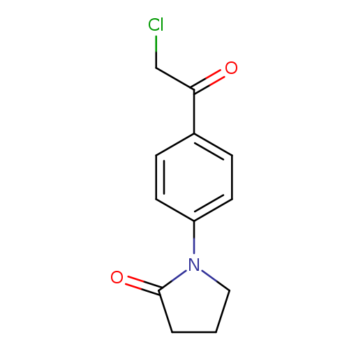 1-[4-(2-chloroacetyl)phenyl]pyrrolidin-2-one