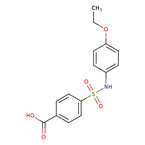 Benzoic acid, 4-[[(4-ethoxyphenyl)amino]sulfonyl]-