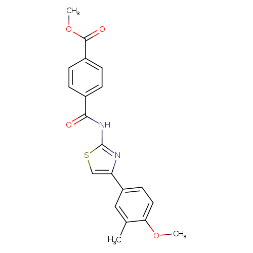 methyl 4-{[4-(4-methoxy-3-methylphenyl)-1,3-thiazol-2-yl]carbamoyl}benzoate