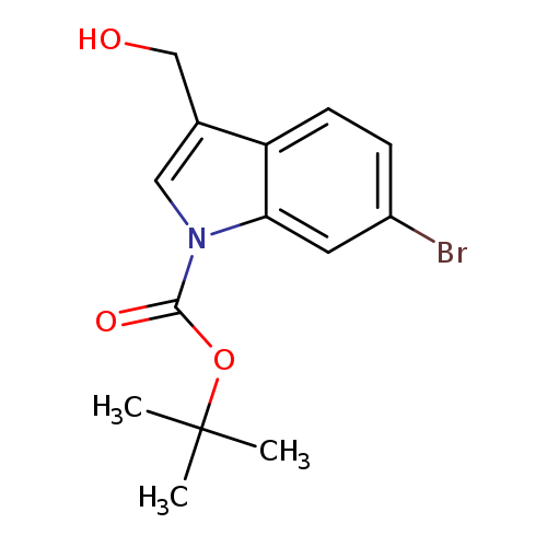 tert-butyl 6-bromo-3-(hydroxymethyl)-1H-indole-1-carboxylate