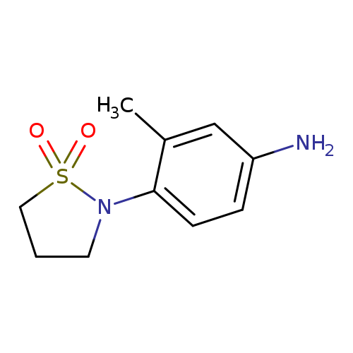 2-(4-amino-2-methylphenyl)-1$l^{6},2-thiazolidine-1,1-dione