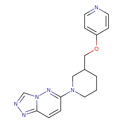 4-[(1-{[1,2,4]triazolo[4,3-b]pyridazin-6-yl}piperidin-3-yl)methoxy]pyridine