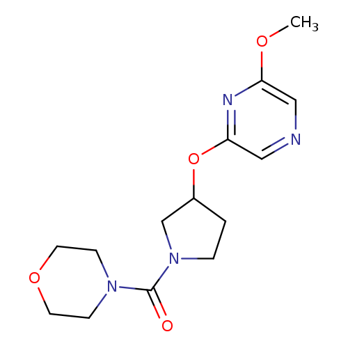 4-{3-[(6-methoxypyrazin-2-yl)oxy]pyrrolidine-1-carbonyl}morpholine