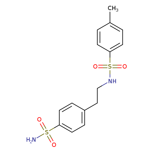 4-methyl-N-[2-(4-sulfamoylphenyl)ethyl]benzene-1-sulfonamide