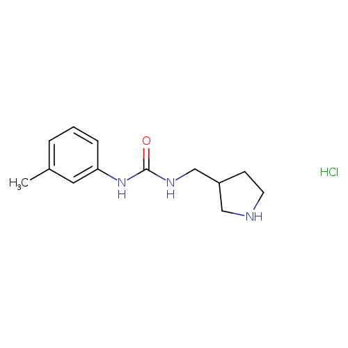 1-(3-methylphenyl)-3-[(pyrrolidin-3-yl)methyl]urea hydrochloride