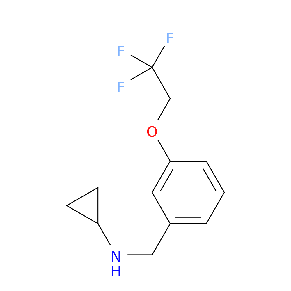 cyclopropyl[3-(2,2,2-trifluoroethoxy)benzyl]amine
