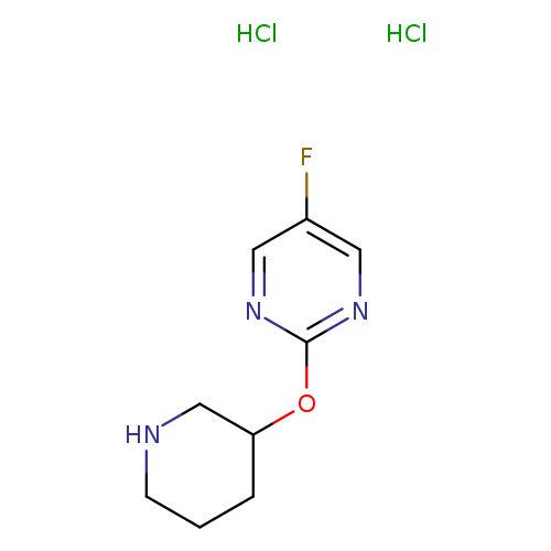 5-fluoro-2-(piperidin-3-yloxy)pyrimidine dihydrochloride