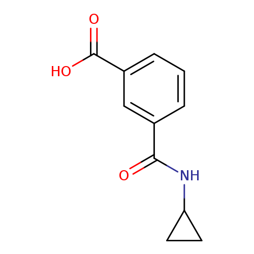 3-(cyclopropylcarbamoyl)benzoic acid