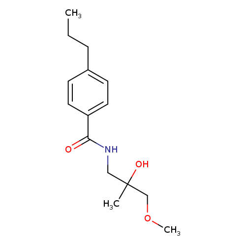 N-(2-hydroxy-3-methoxy-2-methylpropyl)-4-propylbenzamide