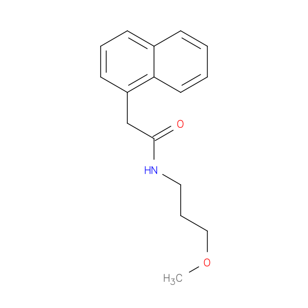 N-(3-methoxypropyl)-2-(1-naphthyl)acetamide