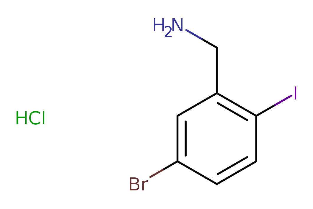 1-(5-bromo-2-iodophenyl)methanamine hydrochloride