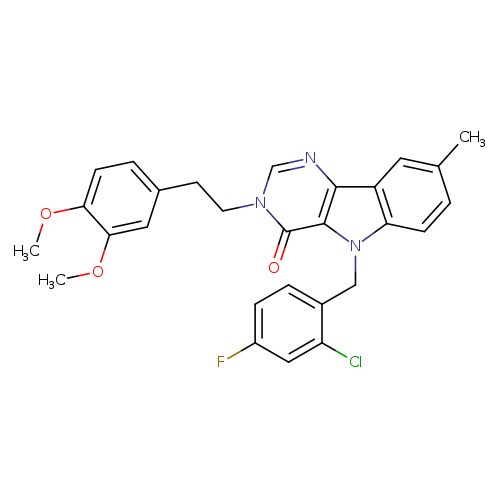 5-[(2-chloro-4-fluorophenyl)methyl]-3-[2-(3,4-dimethoxyphenyl)ethyl]-8-methyl-3H,4H,5H-pyrimido[5,4-b]indol-4-one