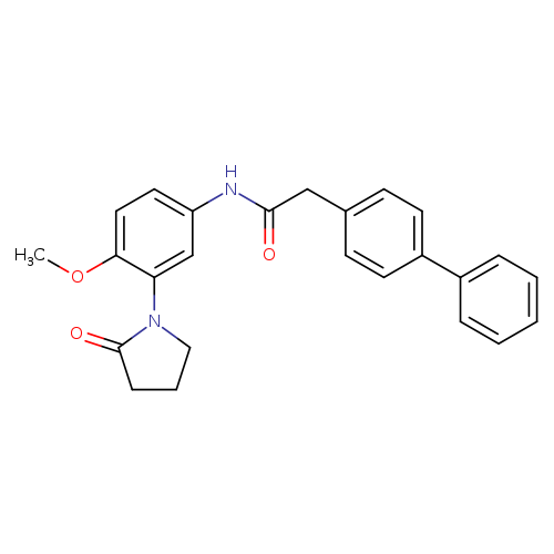 2-{[1,1'-biphenyl]-4-yl}-N-[4-methoxy-3-(2-oxopyrrolidin-1-yl)phenyl]acetamide