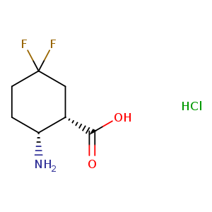 cis-2-amino-5,5-difluoro-cyclohexanecarboxylic acid;hydrochloride