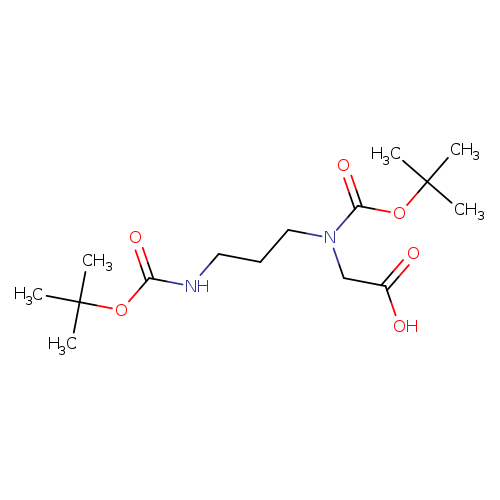 Glycine, N-[(1,1-dimethylethoxy)carbonyl]-N-[3-[[(1,1-dimethylethoxy)carbonyl]amino]propyl]-