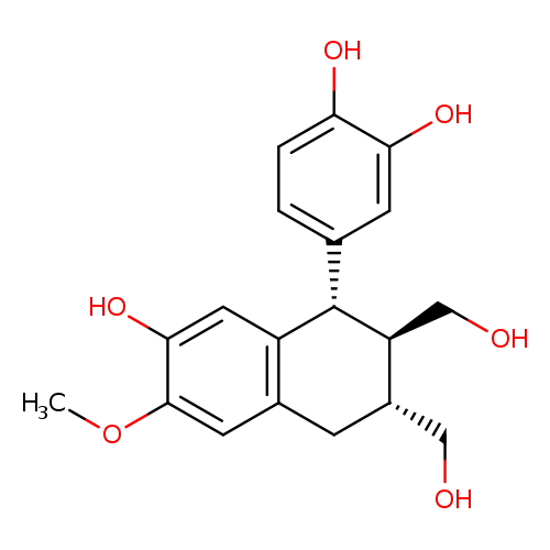 2,3-Naphthalenedimethanol, 1-(3,4-dihydroxyphenyl)-1,2,3,4-tetrahydro-7-hydroxy-6-methoxy-, (1S,2R,3R)-