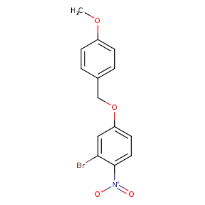 2-bromo-4-[(4-methoxyphenyl)methoxy]-1-nitrobenzene