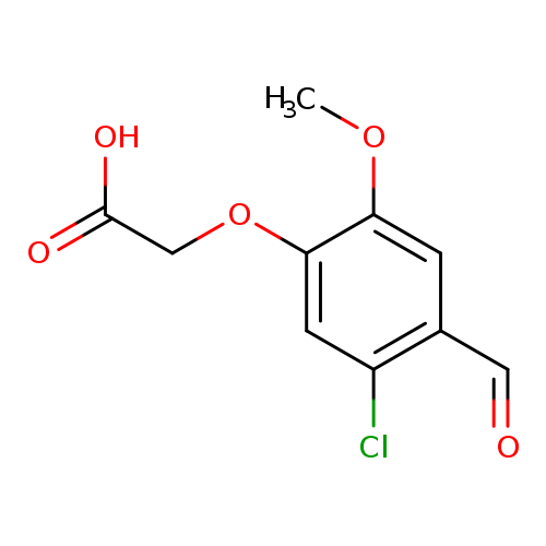 2-(5-Chloro-4-formyl-2-methoxyphenoxy)acetic acid