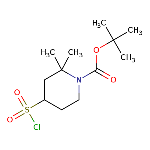 tert-butyl4-(chlorosulfonyl)-2,2-dimethylpiperidine-1-carboxylate