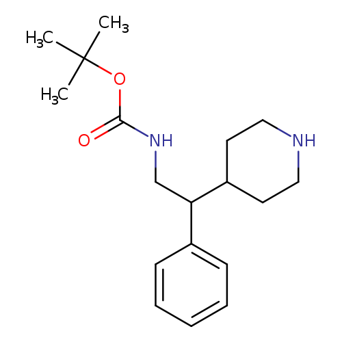 tert-butyl n-[2-phenyl-2-(piperidin-4-yl)ethyl]carbamate