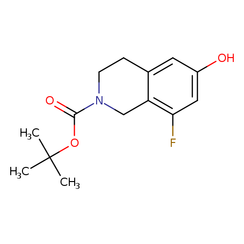 tert-butyl 8-fluoro-6-hydroxy-1,2,3,4-tetrahydroisoquinoline-2-carboxylate