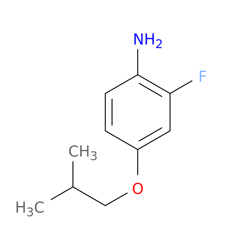 Benzenamine, 2-fluoro-4-(2-methylpropoxy)- (9CI)