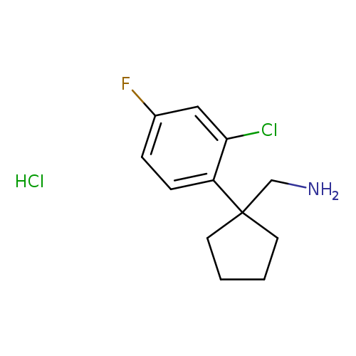 [1-(2-chloro-4-fluorophenyl)cyclopentyl]methanamine hydrochloride