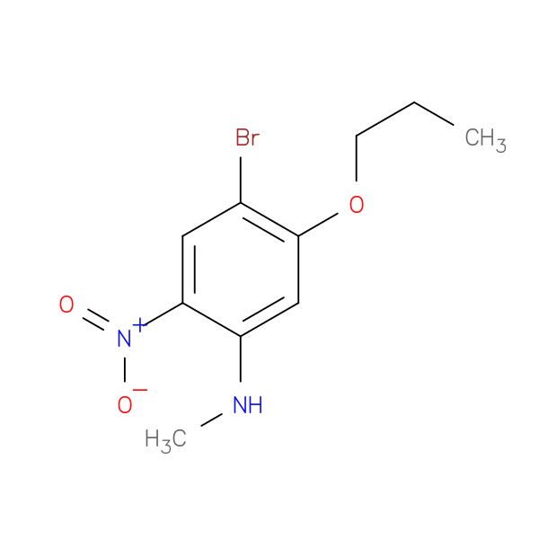 4-Bromo-N-methyl-2-nitro-5-propoxyaniline