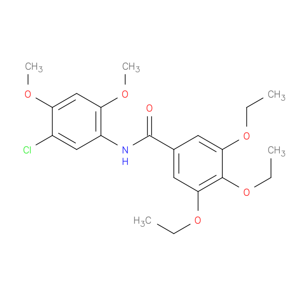 N-(5-chloro-2,4-dimethoxyphenyl)-3,4,5-triethoxybenzamide