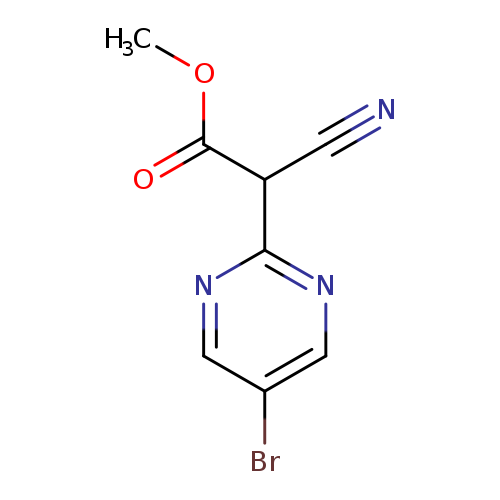 Methyl 2-(5-bromopyrimidin-2-yl)-2-cyanoacetate