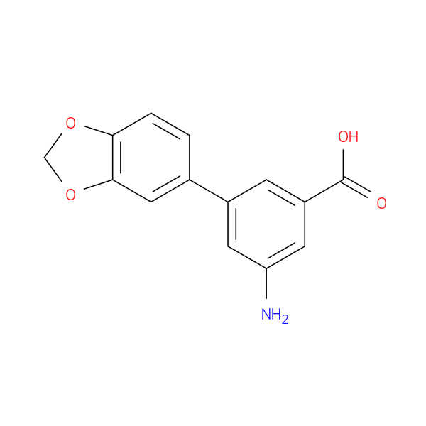 3-Amino-5-(3,4-methylenedioxyphenyl)benzoic acid