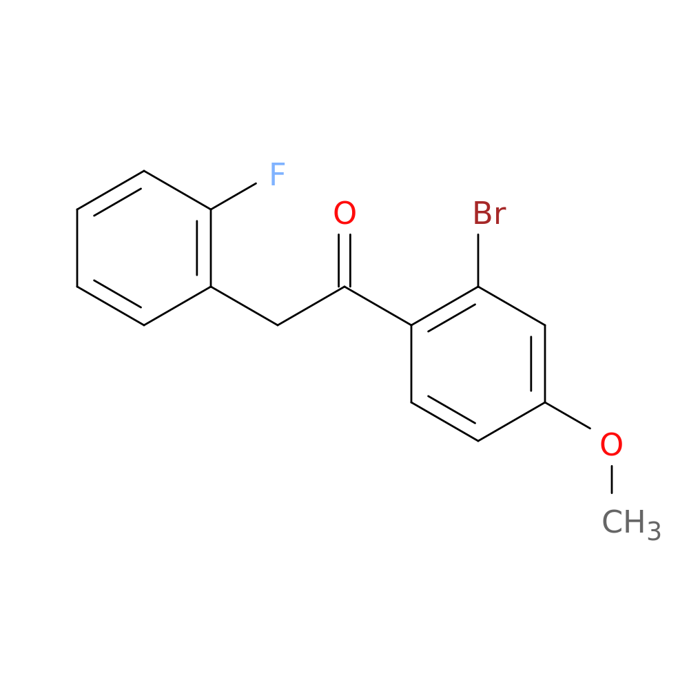 1-(2-bromo-4-methoxyphenyl)-2-(2-fluorophenyl)ethan-1-one